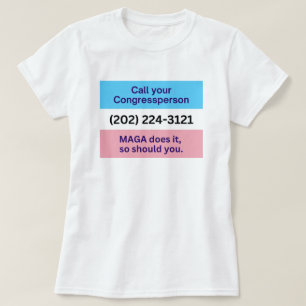 Camiseta Ligue para o Congresso MAGA faz o Sinalizador Tran