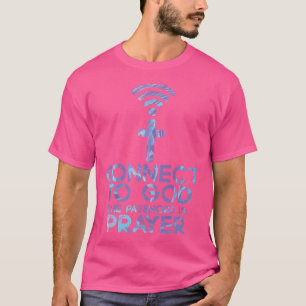 Camiseta Ligue-se a Deus Orador de Senha Jesus Homens Crist