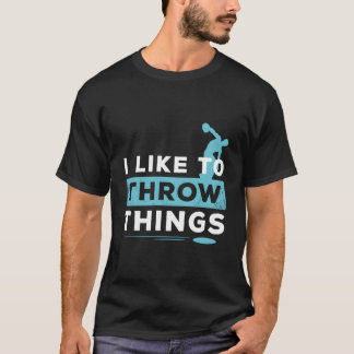 Camiseta Like To Throw Things Track Field Discus Athlete