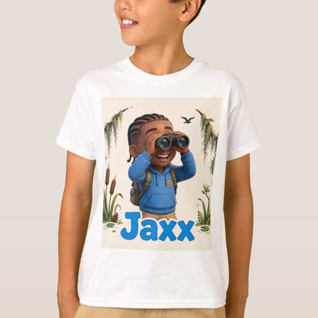 Camiseta Lil' Bayou Explorers Jaxx (Frente)
