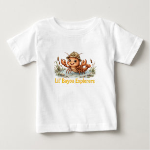 Camiseta Lil' Bayou Explorers Lagostim Bebê
