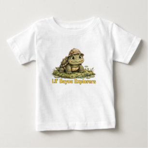 Camiseta Lil' Bayou Explorers Tartaruga Bebê