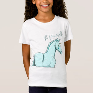Camiseta Lil Blue Palomino Unicorn (Seja Você Mesmo)