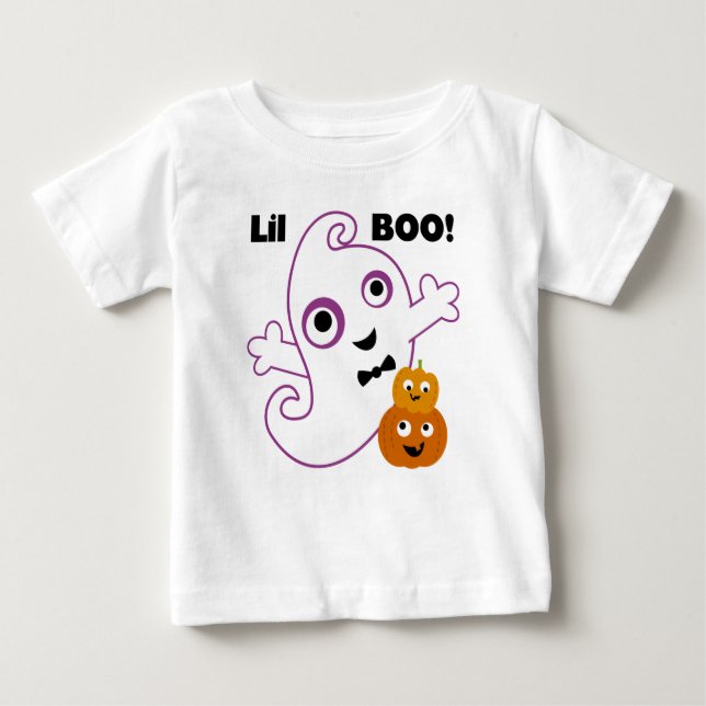 Camiseta Lil BOO Halloween Toddler (Frente)
