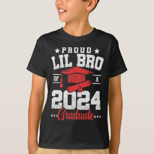 Camiseta Lil Bro De Um Cl De Graduação Do Mais velho De 202
