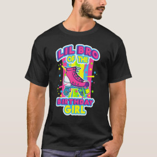 Camiseta Lil Bro Do Aniversário Rapariga Skates De Patinaçã