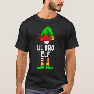 Camiseta Lil Bro Elf Matando Família de Natal Irmão