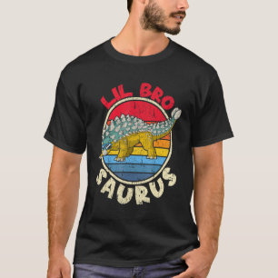 Camiseta Lil Bro Saurus I Ankylosaurus Dinosaur I Mães