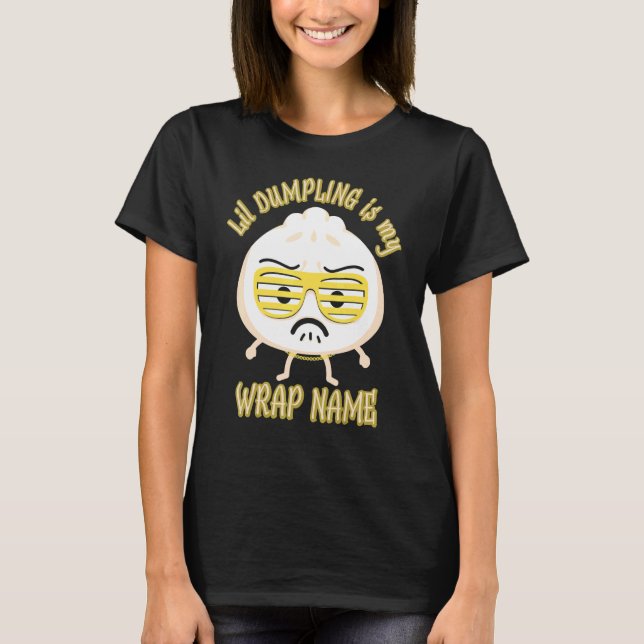 Camiseta Lil Dumpling Asian Dim Sum Piada Comida (Frente)