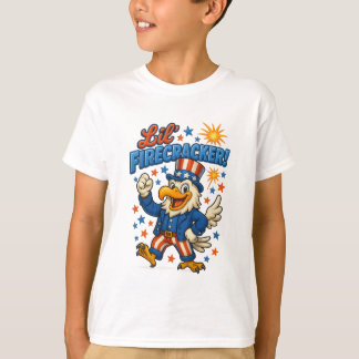 Camiseta Lil’ Firecracker Classical Freedom Eagle