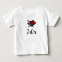 Lil' Ladybug "O nome do seu filho aqui" personaliz