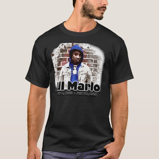 Camiseta Lil Marlo Tribute RIP Camisa-T Essencial (Frente)