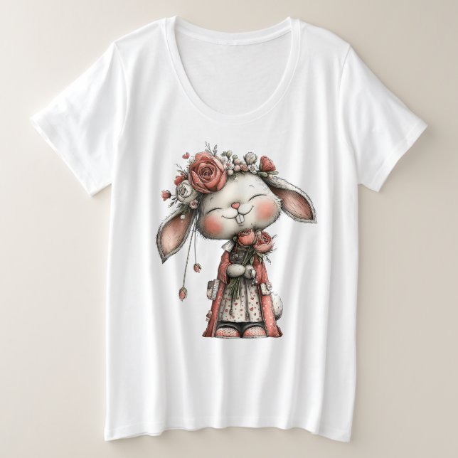 Camiseta Lil Miss Bunny (Frente do Design)