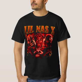 Camiseta " Lil Nas X Me Chame Pelo Seu Nome Trending Unisex
