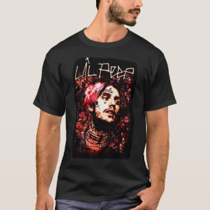 Camiseta Lil Peep Floral Portrait Essential