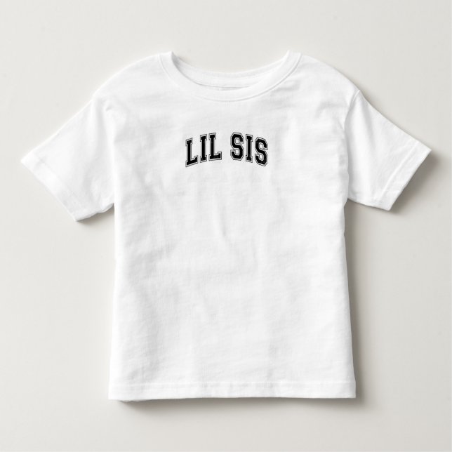 Camiseta Lil Sis para Meninas (Frente)