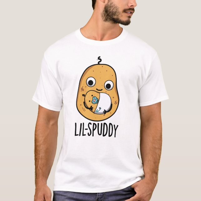 Camiseta Lil Spuddy Funny Potato Pun (Frente)