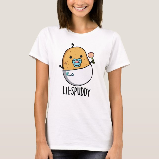 Camiseta Lil-Spuddy Funny Potato Pun (Frente)