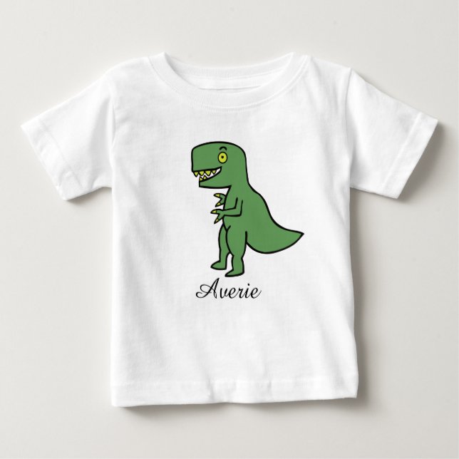 Camiseta Li'l T-Rex Personalizado (Frente)