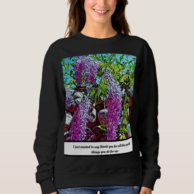 Camiseta Lilac flowers blooming garden (Frente)