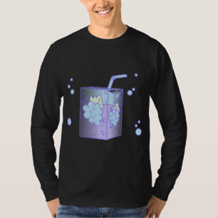 Camiseta Lilac Kawaii Fairy Kei Harajuku Cu