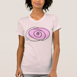 Camiseta Lilac-rosa rosa pálido