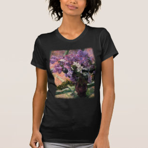 Camiseta Lilacs em uma janela por Mary Cassatt
