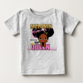 Camiseta Lilibet Fashion - Rainha de Treino Melanin Princes