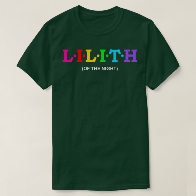 Camiseta Lilith Da Noite (Frente do Design)