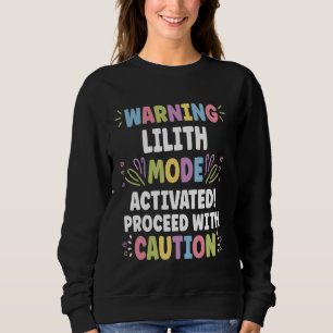 Camiseta LILITH Nome Personalizado Funny Cute Custom LILITH