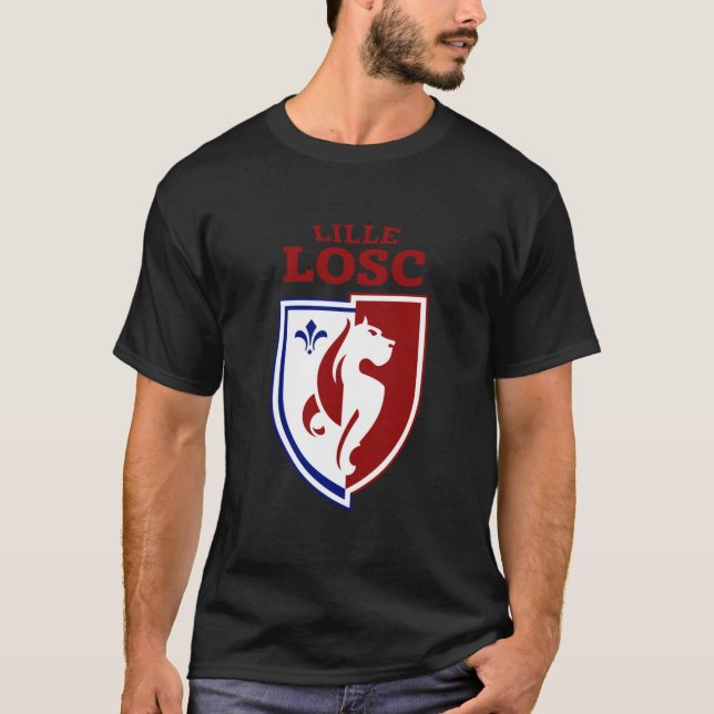 Camiseta Lille losc 1 Tri-blend (Frente)