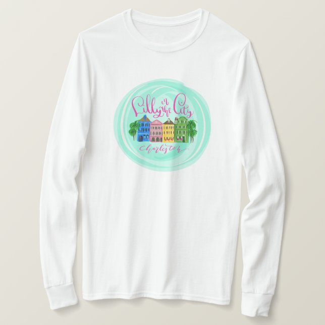 Camiseta Lilly in the City - Charleston (Frente do Design)