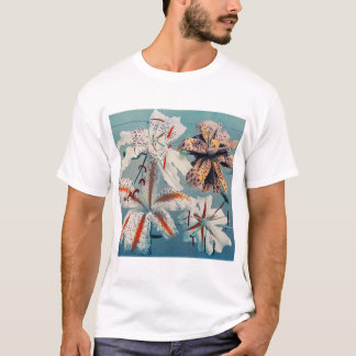 Camiseta Lily,colored collotype by Kazumasa Ogawa