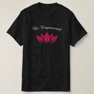 Camiseta Lily De Água De Lótus Cor-De-Rosa Vedante Deve Ser