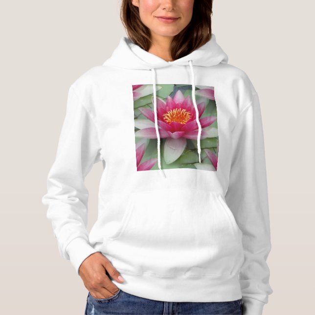 Camiseta Lily de Água do Lotus Rosa (Frente)