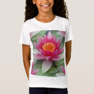 Camiseta Lily de Água do Lotus Rosa