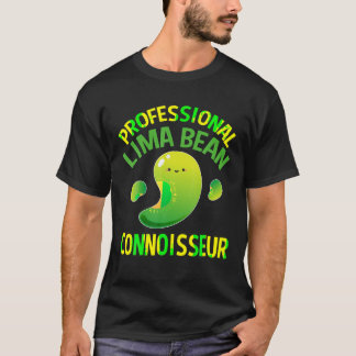 Camiseta Lima Bean Connoisseur T shirt Vegan Gifts for Men