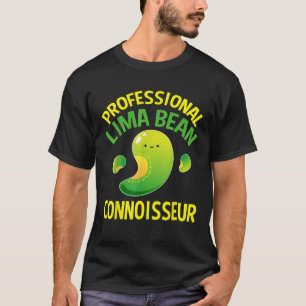 Camiseta Lima Bean Connoisseur Vegan Gifts for Men Women Li