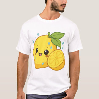 Camiseta Lima Citrino Amarelo Brilhante Feliz