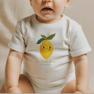 Camiseta Limão-Cento-Pequeno-Cutie Bebê