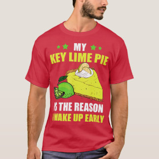 Camiseta Limão-Chave Pie A Razão Pela Qual Eu Acordar Lemon