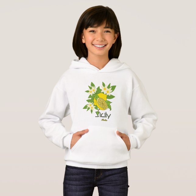 Camiseta Limão com flores (Frente Completa)