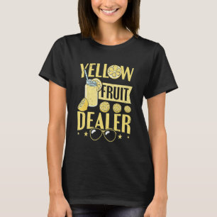 Camiseta Limão de limonada de Fruta amarela