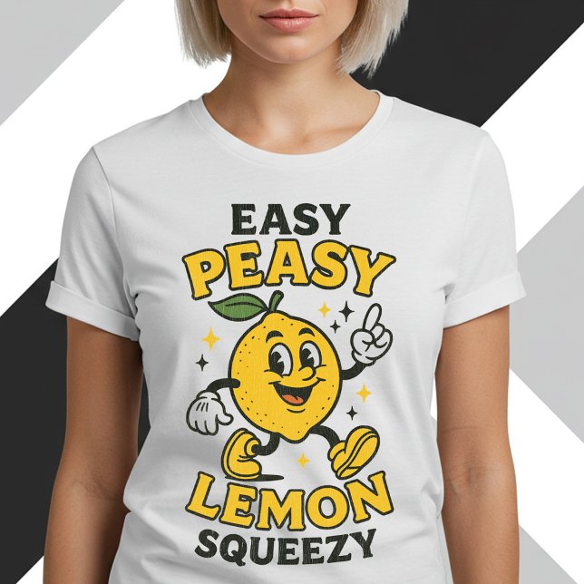 Camiseta Limão de Malgaxe Fácil (Criador carregado)