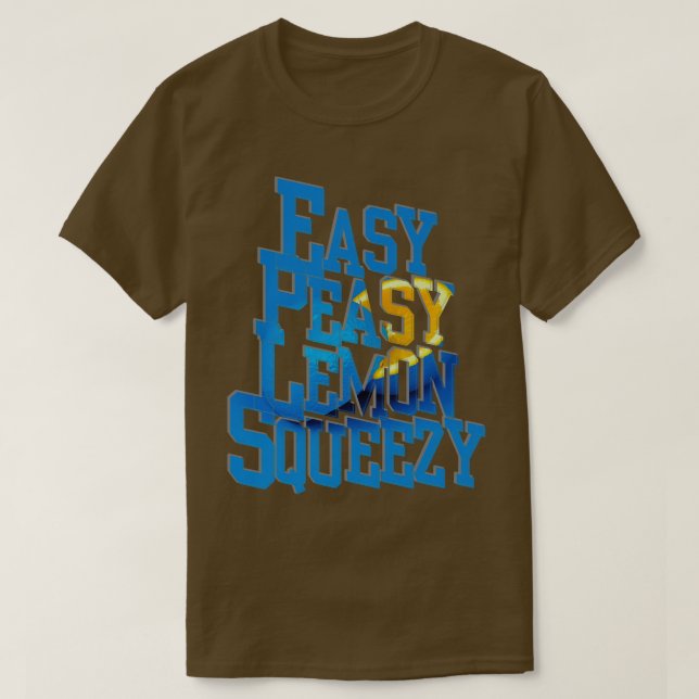 Camiseta Limão de Malgaxe Fácil (Frente do Design)
