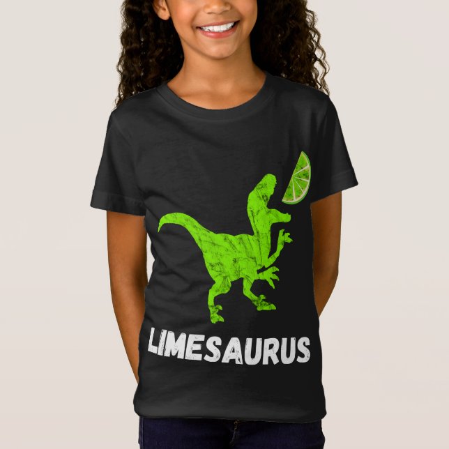 Camiseta Limão Dinossauros Limão Fruta Limonada Cocktail Di (Frente)