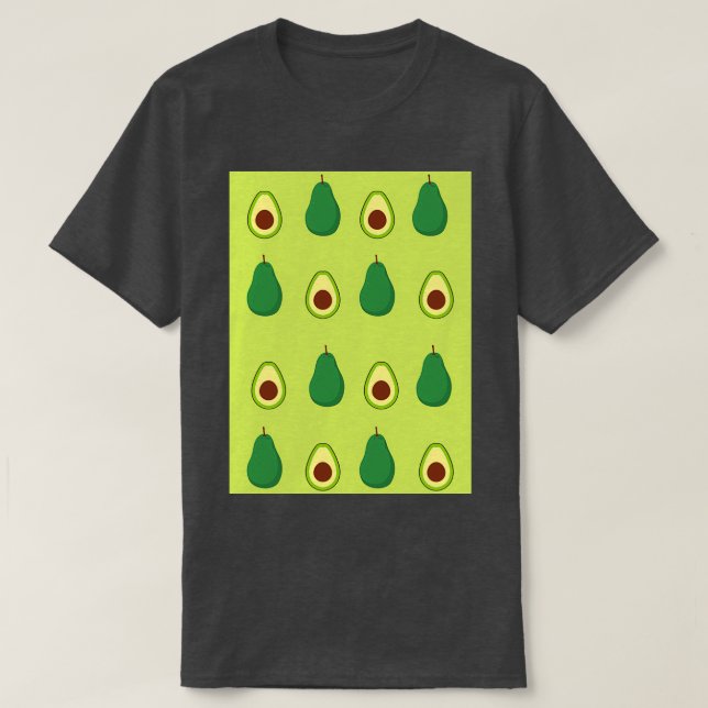 Camiseta Limão do padrão Avocado (Frente do Design)