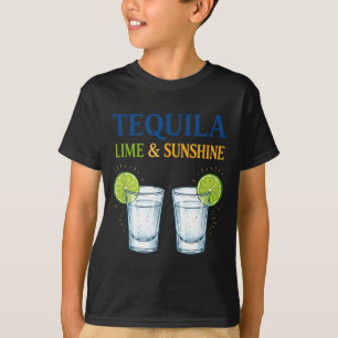 Camiseta Limão e sol divertido verão beber férias