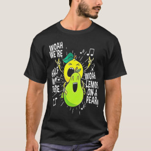 Camiseta Limão Em Memória Lírica De Foodie De Pera