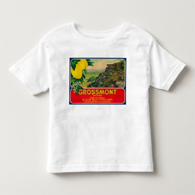 Camiseta Limão LabelEl Cajon de Grossmont, CA (Frente)